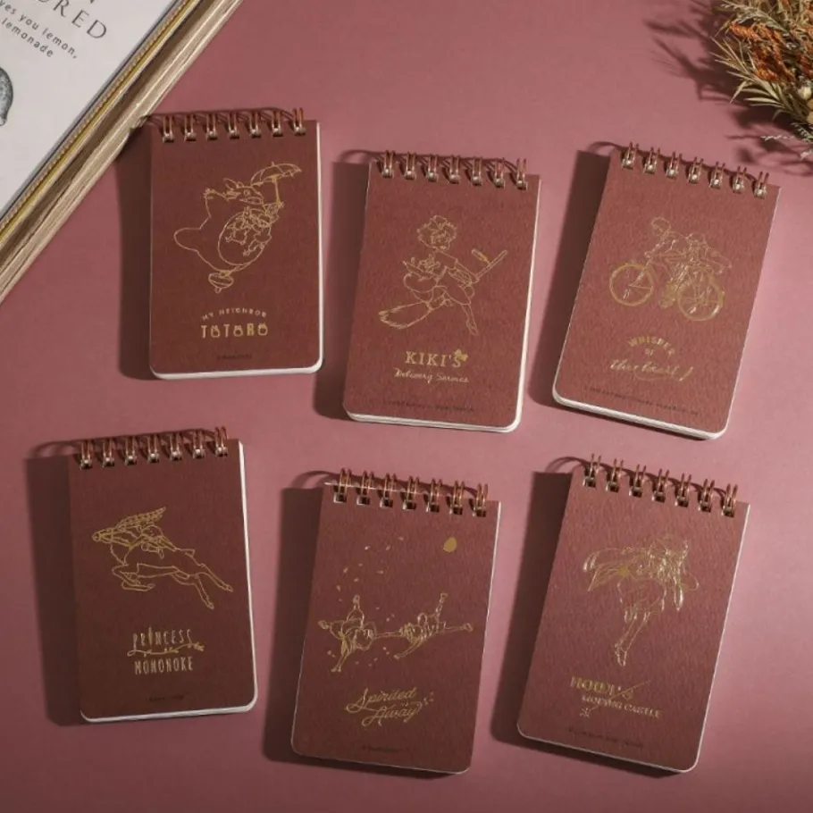 Maison Ghibli Stamped Ring Notebook 11,5 7,2Cm Ashitaka & Yakul - Princess Mononoke Discount
