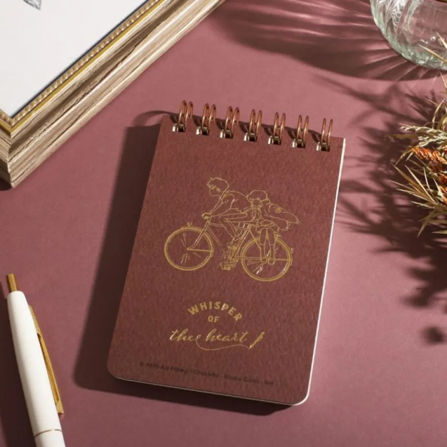 Maison Ghibli Stamped Ring Notebook 11,5 7,2Cm Seiji & Shizuku - Whisper Of The Hea New