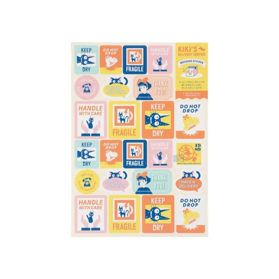 Maison Ghibli Sticker Sheet Kiki Shipping - Kiki'S Delivery Service Discount