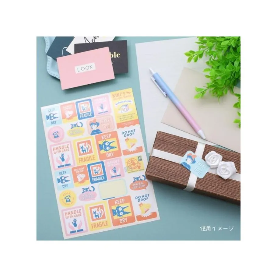 Maison Ghibli Sticker Sheet Kiki Shipping - Kiki'S Delivery Service Discount