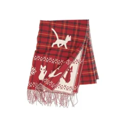 Maison Ghibli Stole With Button Jiji Check Pattern - Kiki'S Delivery Service New