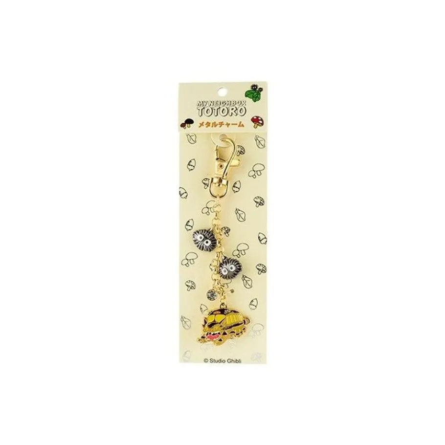 Maison Ghibli Strap Pendant Cat Bus And Soot Sprite- My Neighbor Totoro Clearance