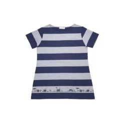 Maison Ghibli Striped Tunic Top Kiki Koriko Town Black White - Kiki'S Delivery Service Clearance