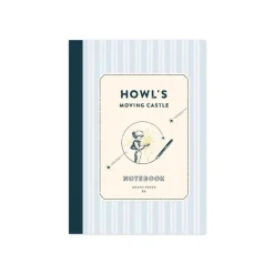 Maison Ghibli Stripes Notebook 12,8 X 18,2 Cm - Howl'S Moving Castle New