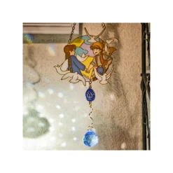Maison Ghibli Sun Catcher Stained Glass Sheeta & Pazu - Castle In The Sky New