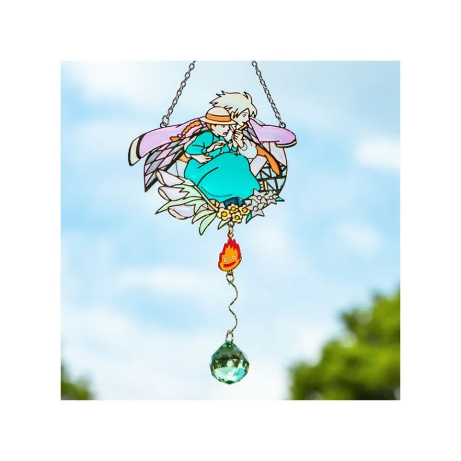Maison Ghibli Sun Catcher Stained Glass Sophie & Hauru - Howl'S Moving Castle Hot