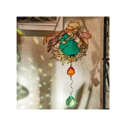 Maison Ghibli Sun Catcher Stained Glass Sophie & Hauru - Howl'S Moving Castle Hot