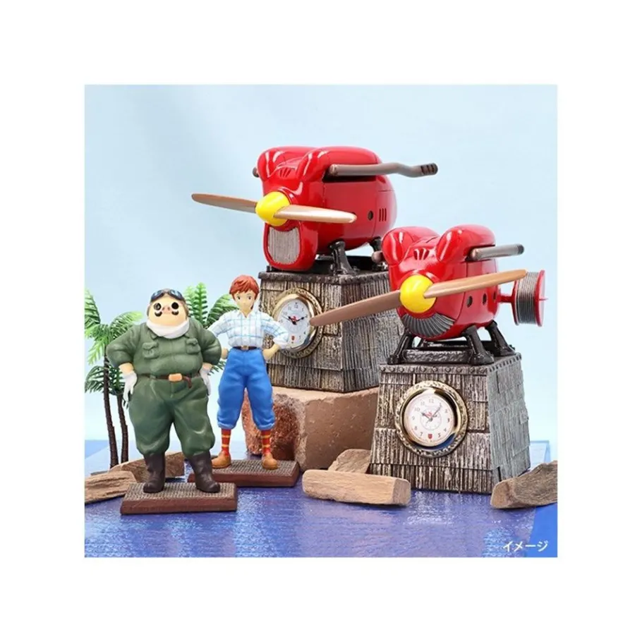 Maison Ghibli Table Clock Marco Savoia Trial Model - Porco Rosso Sale