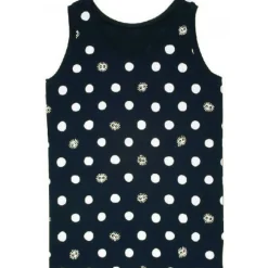 Maison Ghibli Tank Top Totoro Kurosuke Dots Black(Ladies) - My Neighbor Totoro Clearance