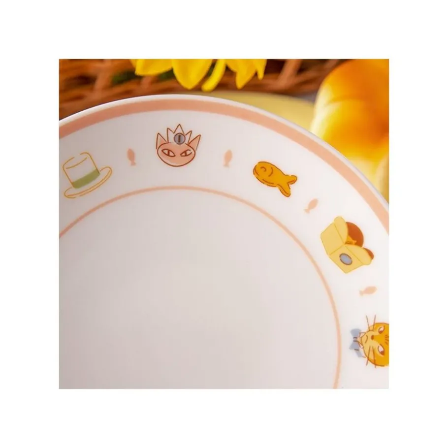 Maison Ghibli Tea Time & Cat Plate - The Cat Returns Discount