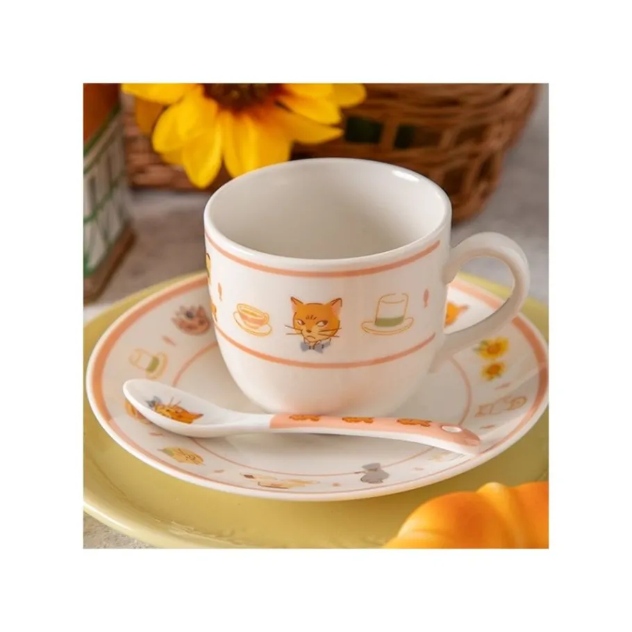 Maison Ghibli Tea Time & Cat Spoon - The Cat Returns Discount