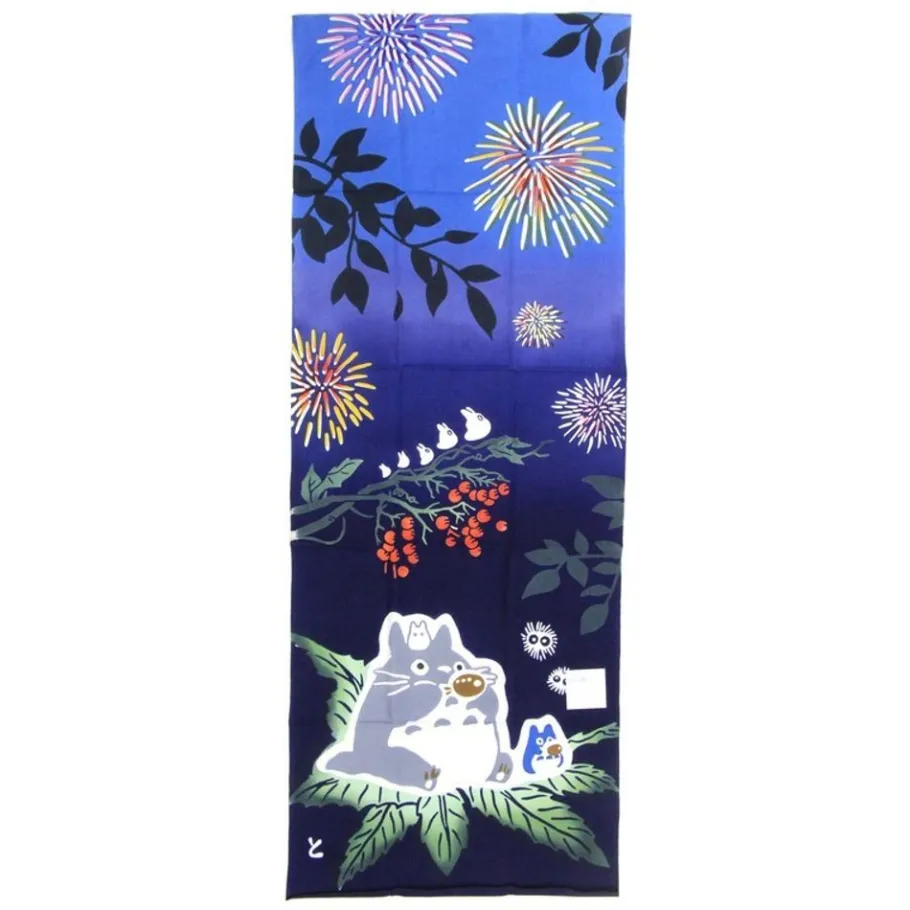 Maison Ghibli Tenugui Fireworks - My Neighbor Totoro Hot
