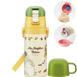Maison Ghibli Thermos Bottle Double Opening Totoro & Catbus - My Neighbor Totoro Sale