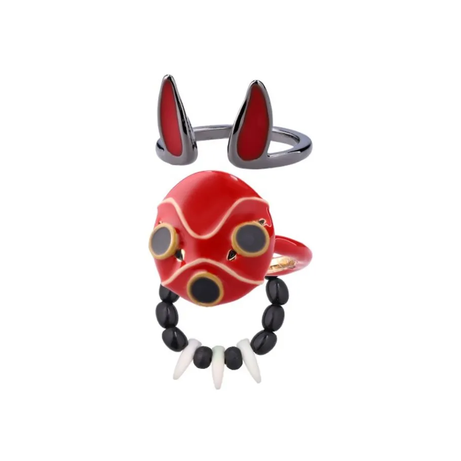 Maison Ghibli Three Ring Set San'S Mask - Princess Mononoke Online