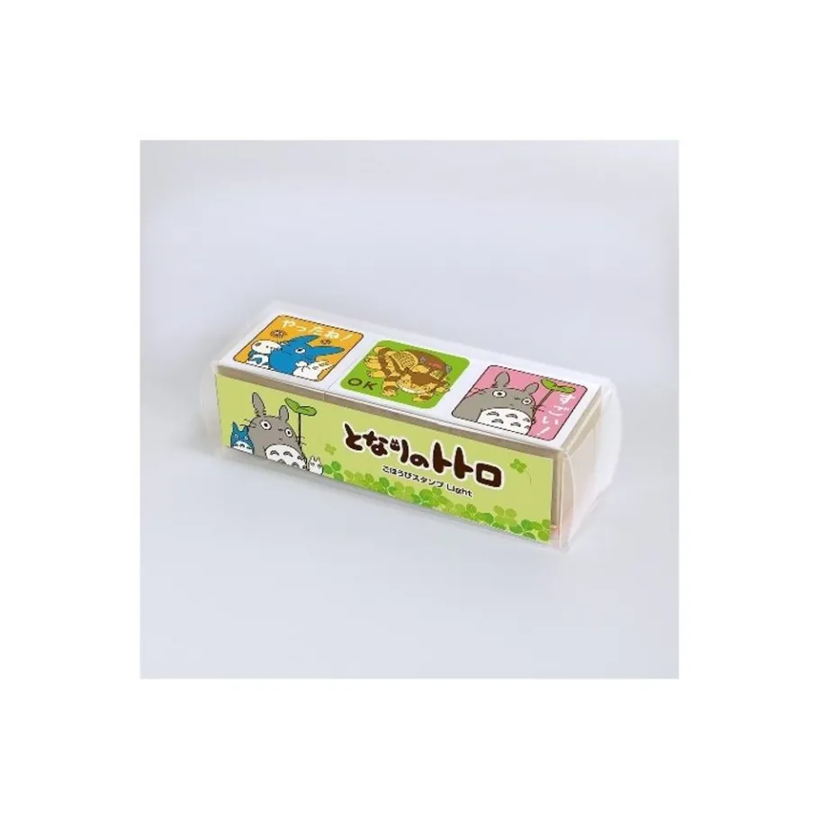 Maison Ghibli Totoro And Catbus Wood Stamps Cubes - My Neighbor Totoro Hot