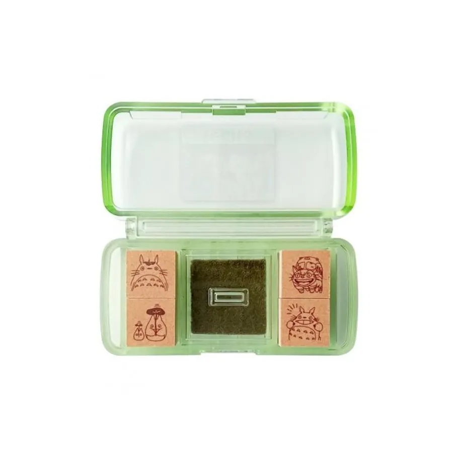 Maison Ghibli Totoro & Catbus Mini Stamp Set Green - My Neighbor Totoro Outlet