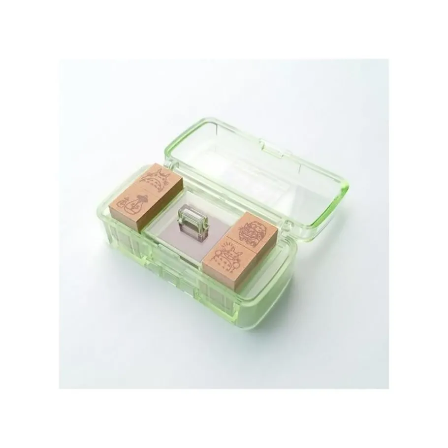 Maison Ghibli Totoro & Catbus Mini Stamp Set Green - My Neighbor Totoro Outlet