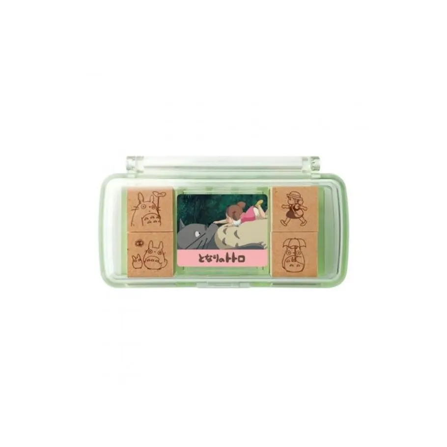 Maison Ghibli Totoro & Mei Mini Stamp Set Red - My Neighbor Totoro Sale