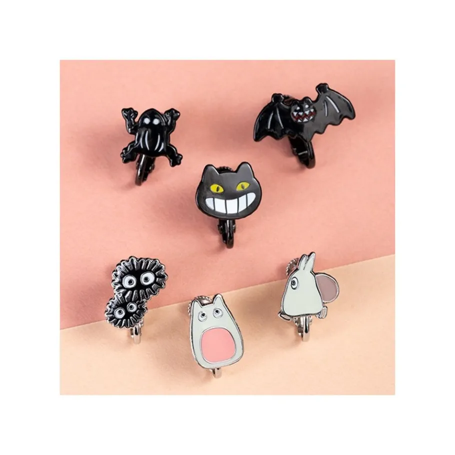 Maison Ghibli Totoro Opening Clipped Earrings Set Of 6 - My Neighbor Totoro Outlet