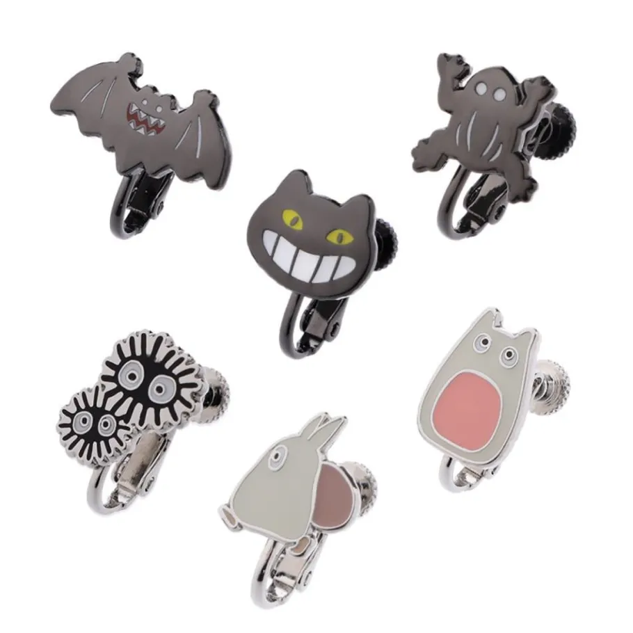 Maison Ghibli Totoro Opening Clipped Earrings Set Of 6 - My Neighbor Totoro Outlet
