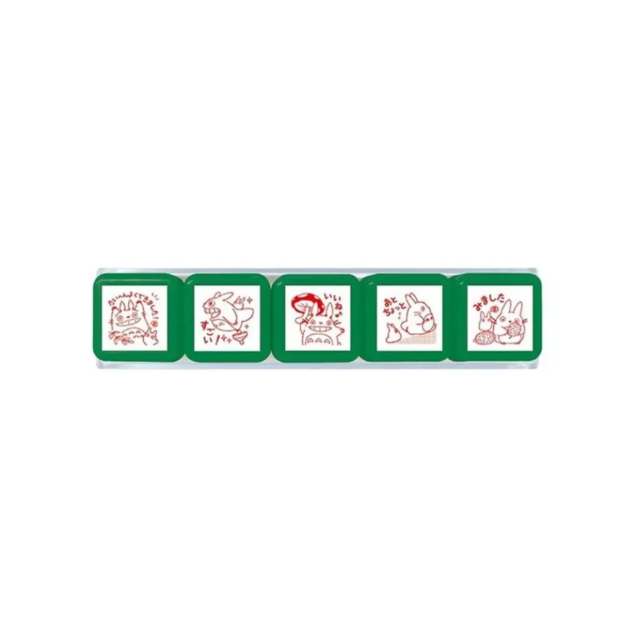 Maison Ghibli Totoro Stamp Set In Action - My Neighbor Totoro