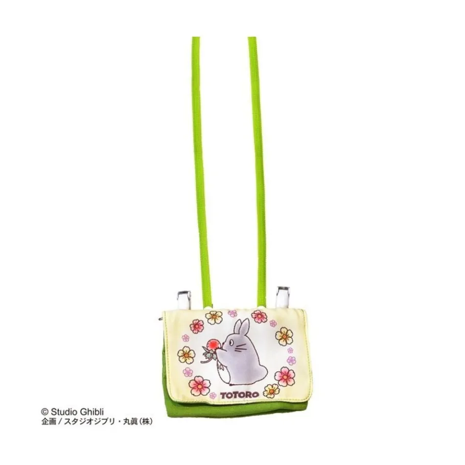 Maison Ghibli Totoro With Flowers Pochette 11 X 14,5 X 3 Cm - My Neighbor Totoro New