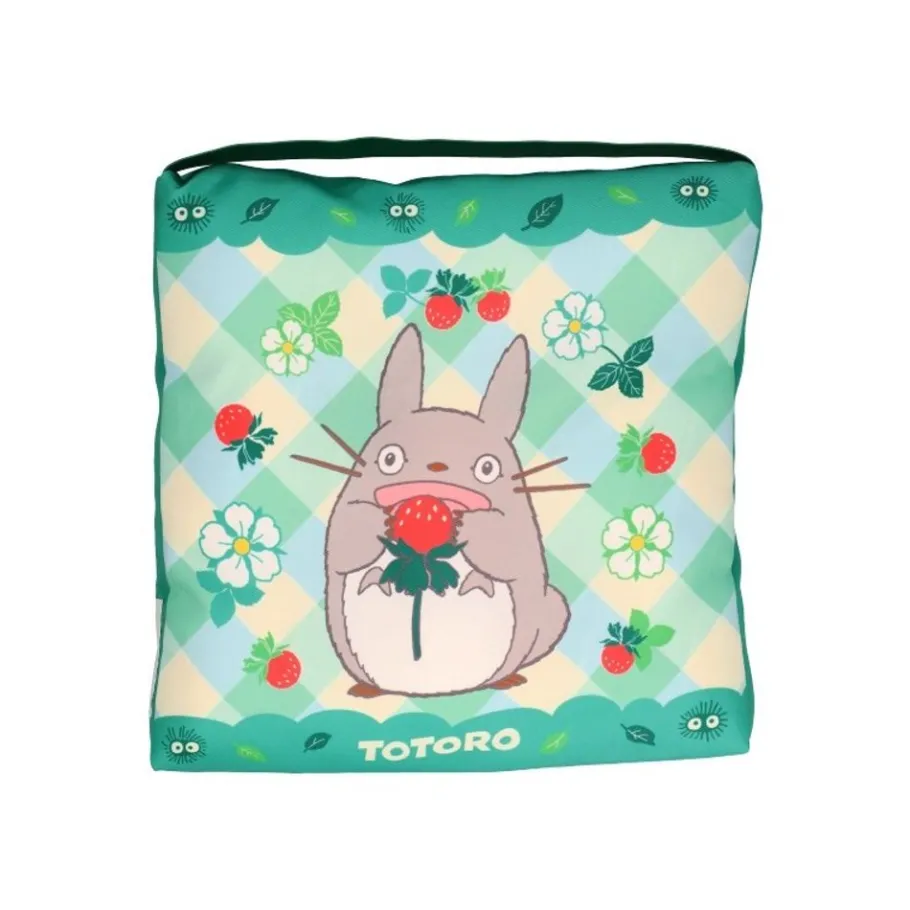 Maison Ghibli Totoro With Strawberries Cushion 30 X 30 Cm - My Neighbor Totoro Hot
