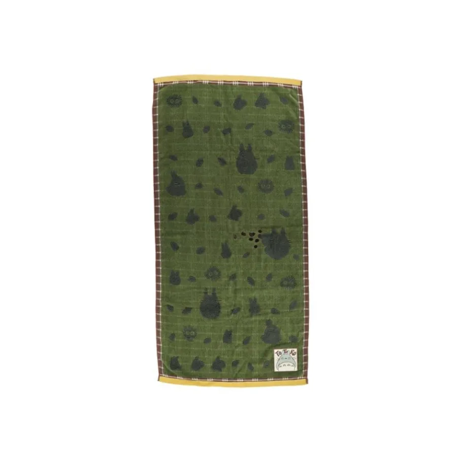 Maison Ghibli Towel Autumn Green 34X80 Cm - My Neighbor Totoro Clearance