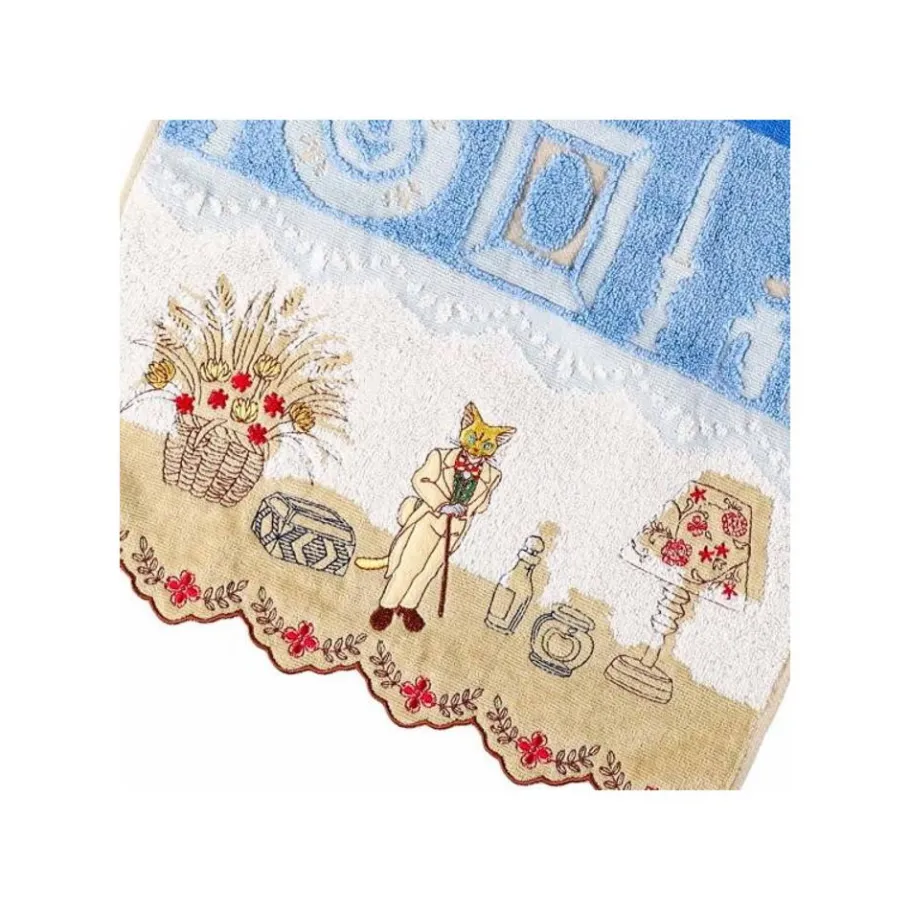 Maison Ghibli Towel Baron & Antique Shop 34X80 Cm - Whisper Of The Heart Discount