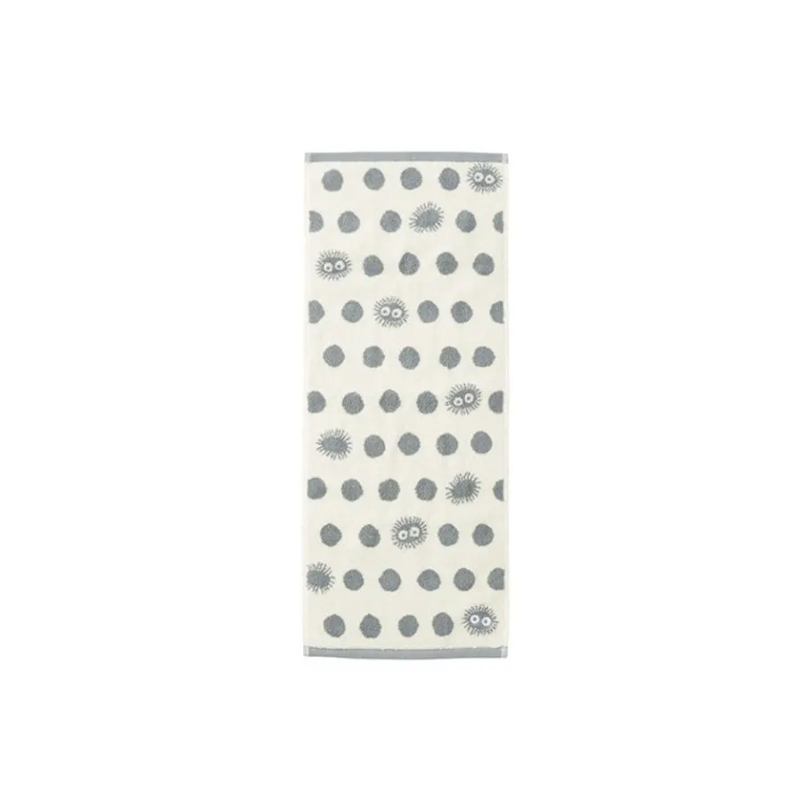 Maison Ghibli Towel Kurosuke Silhouette 33X80 Cm - My Neighbour Totoro New