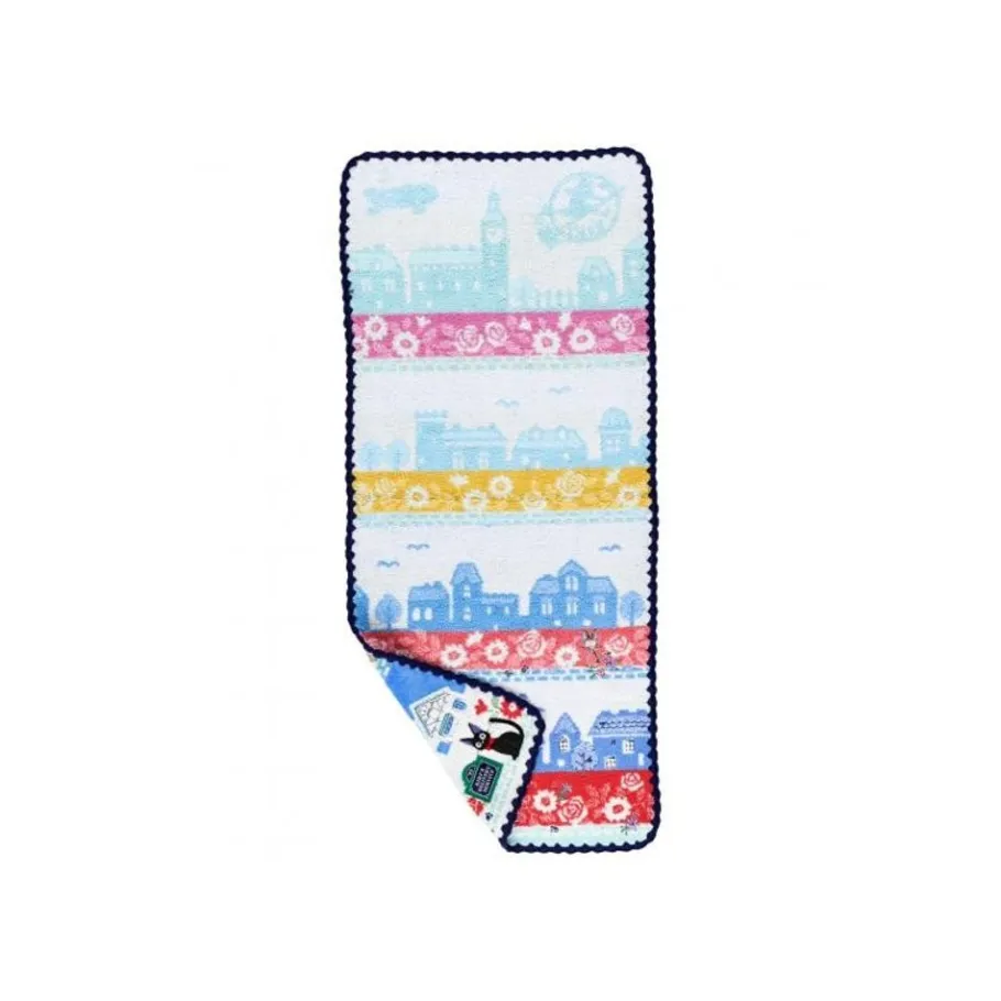 Maison Ghibli Towel Streets Of Paris 34X80 Cm - Kiki'S Delivery Service Online