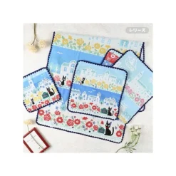 Maison Ghibli Towel Streets Of Paris 34X80 Cm - Kiki'S Delivery Service Online