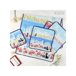Maison Ghibli Towel Streets Of Paris 34X80 Cm - Kiki'S Delivery Service Online