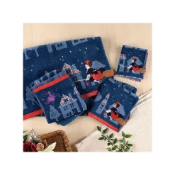 Maison Ghibli Towel The Night Of Departure 34X80 Cm - Kiki'S Delivery Service New