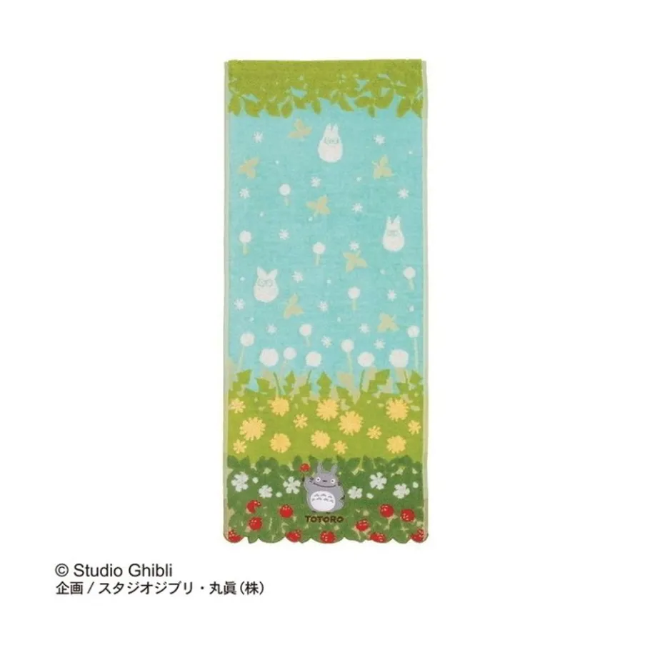 Maison Ghibli Towel Totoro Flowers & Stawberries 34X80 Cm - My Neighbor Totoro Sale