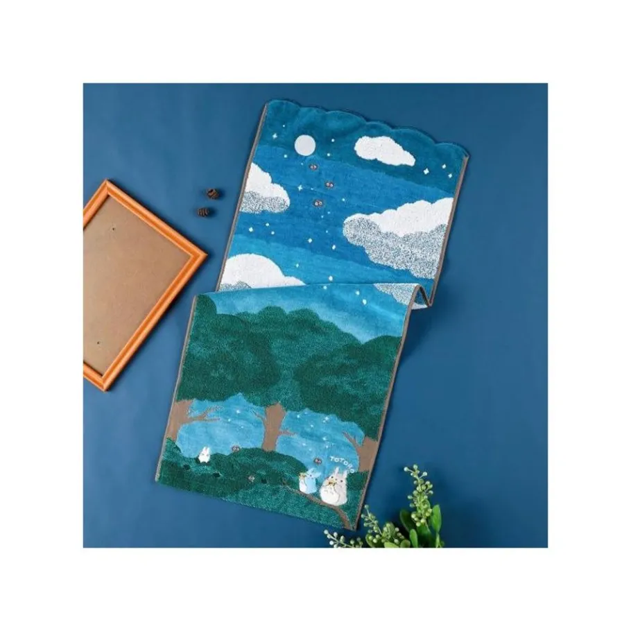 Maison Ghibli Towel Under The Moon 34X80 Cm - My Neighbor Totoro Outlet