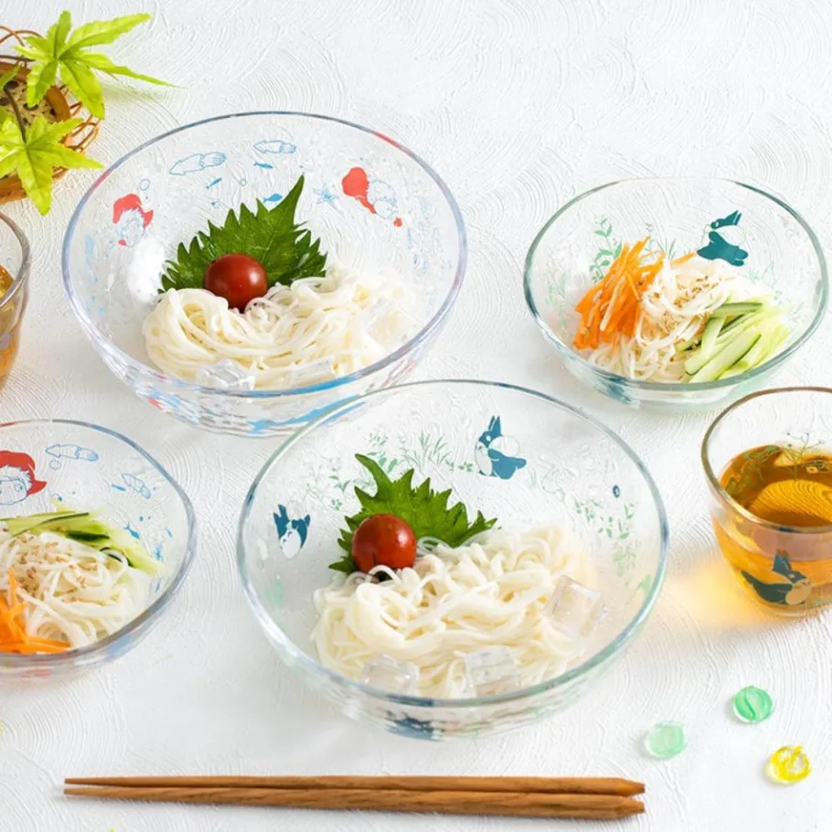 Maison Ghibli Transparent Bowl 17Cm Chasing Acorns - My Neighbor Totoro Outlet