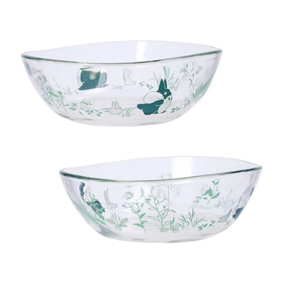 Maison Ghibli Transparent Bowl 13Cm Chasing - My Neighbor Totoro Best