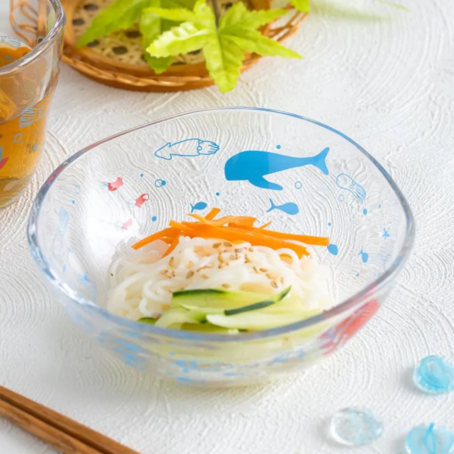 Maison Ghibli Transparent Bowl 13Cm Ponyo Under The Sea - Ponyo On The Cliff Best