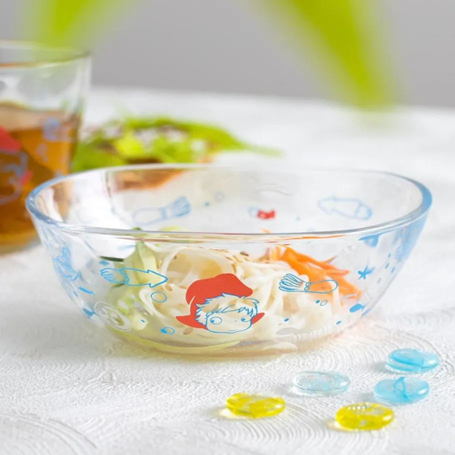 Maison Ghibli Transparent Bowl 13Cm Ponyo Under The Sea - Ponyo On The Cliff Best