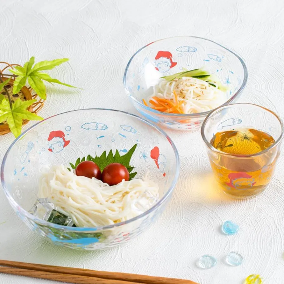 Maison Ghibli Transparent Bowl 13Cm Ponyo Under The Sea - Ponyo On The Cliff Best