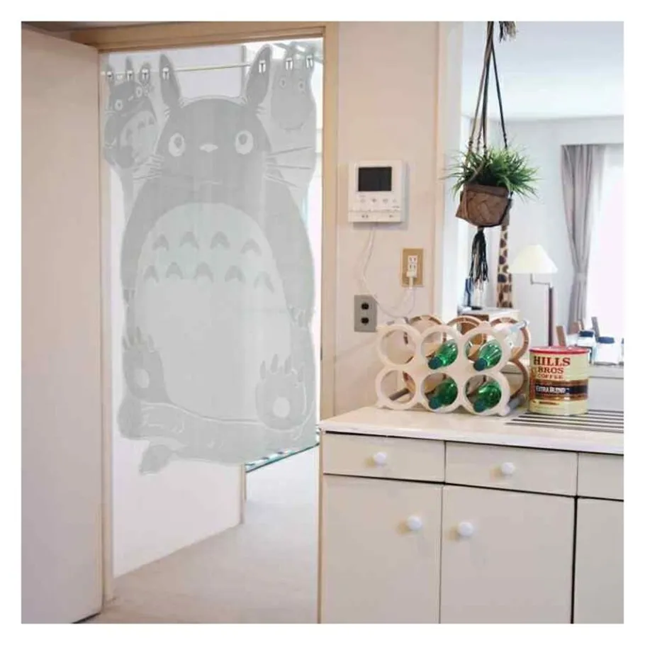 Maison Ghibli Transparent Japanese Curtain Totoro - My Neighbor Totoro New