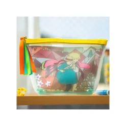 Maison Ghibli Transparent Pouch Embroidered - Howl'S Moving Castle Online