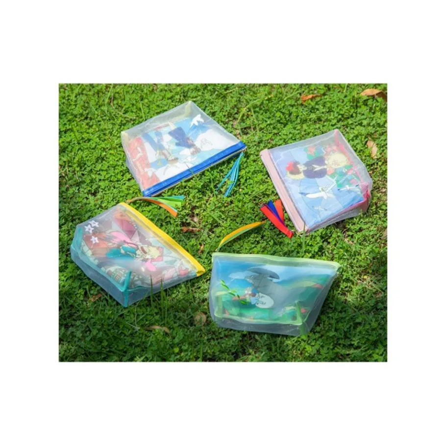 Maison Ghibli Transparent Pouch Embroidered - Howl'S Moving Castle Online