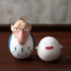 Maison Ghibli Two Pack Roly-Poly Figurines Heron & Warawara - The Boy And The Heron Clearance