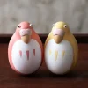 Maison Ghibli Two Pack Roly-Poly Figurines Red & Yellow Parakeet - The Boy And The Sale