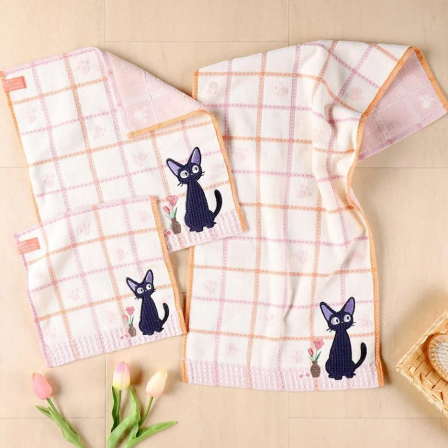 Maison Ghibli Waffle Mini Towel Kiki 25X25 Cm - Kiki'S Delivery Service Sale