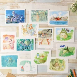 Maison Ghibli Watercolour Greeting Cards 24 X 15,8 Cm On The Line - Nausicaa New