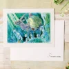 Maison Ghibli Watercolour Greeting Cards 24 X 15,8 Cm Ashitaka In The Forest - Prin Clearance