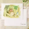 Maison Ghibli Watercolour Greeting Cards 24 X 15,8 Cm Spring - My Neighbor Totoro Best